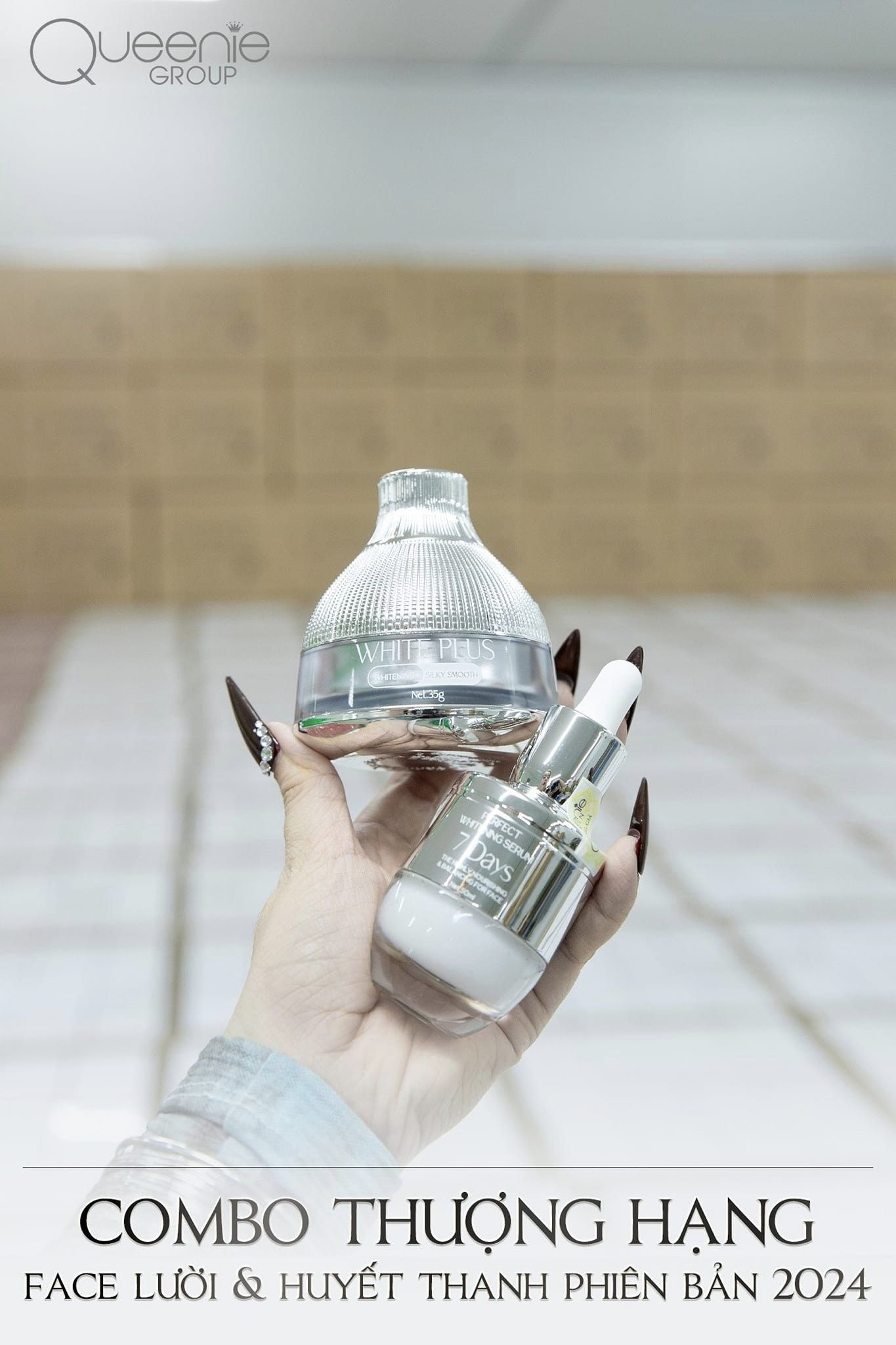 COMBO CHĂM SÓC DA SIÊU XỊN SERUM HUYẾT THANH 7 DAYS VÀ KEM FACE LƯỜI THƯỢNG HẠNG COMBO CHĂM SÓC DA SIÊU XỊN SERUM HUYẾT THANH 7 DAYS VÀ KEM FACE LƯỜI THƯỢNG HẠNG