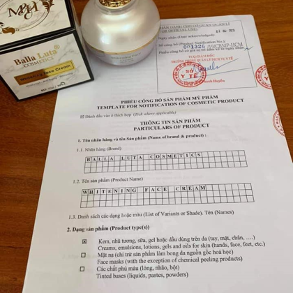 Kem Face Nâng Cơ Balla Luta Whitening Face Cream chính hãng Kem Face Nâng Cơ Balla Luta Whitening Face Cream chính hãng