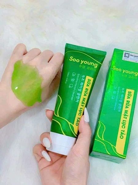 Sữa Rửa Mặt Lục Tảo Soo Young có gì mà Hot Sữa Rửa Mặt Lục Tảo Soo Young có gì mà Hot