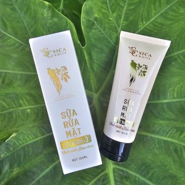 Rửa Mặt Cốt Nám X3 Sica White Tinh Chất Sâm Vàng Hỗ Trợ Da Nám Tàn Nhang Rửa Mặt Cốt Nám X3 Sica White Tinh Chất Sâm Vàng Hỗ Trợ Da Nám Tàn Nhang