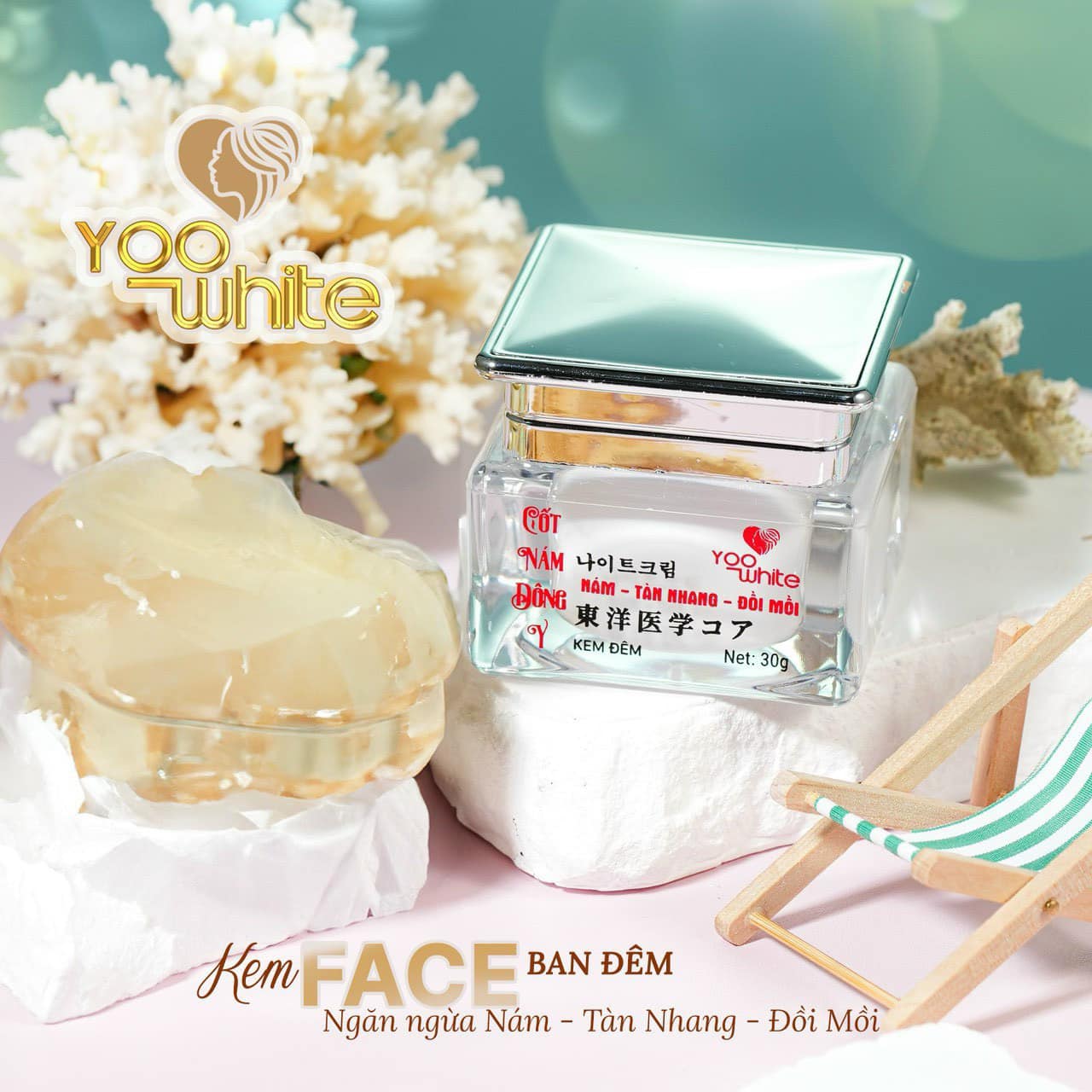 Kem Face Cốt Nám Đông Y Yoo White chính hãng Kem Face Cốt Nám Đông Y Yoo White chính hãng