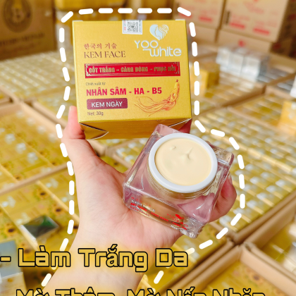 Kem Face Cốt Trắng Nhân Sâm Yoo White chính hãng