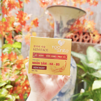 Kem Face Cốt Trắng Nhân Sâm Yoo White chính hãng Kem Face Cốt Trắng Nhân Sâm Yoo White chính hãng