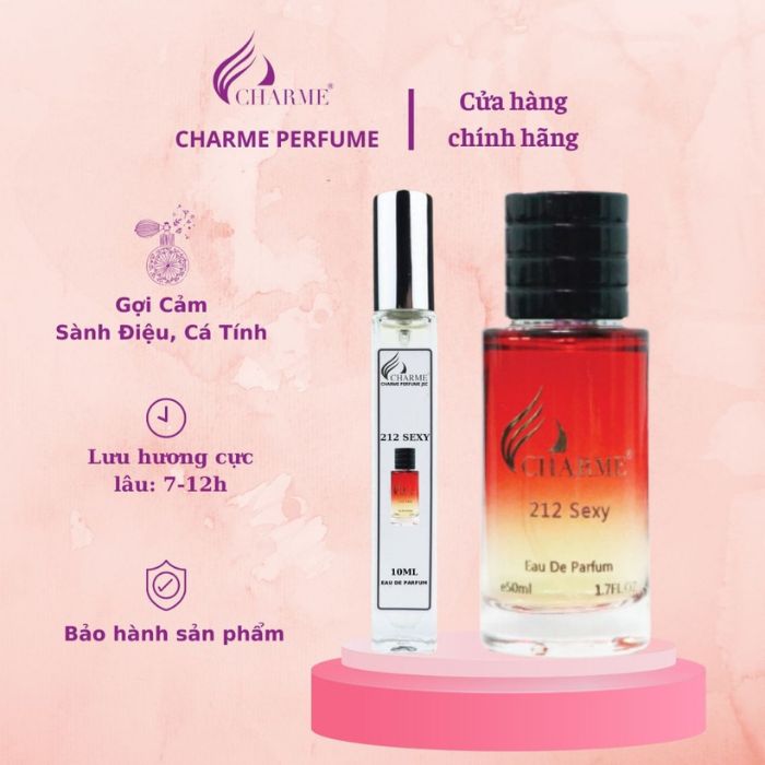 nước hoa nam Charme 212 Sexy 10ml nước hoa nam Charme 212 Sexy 10ml
