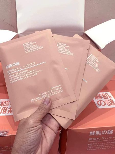 Mặt Nạ Tế Bào Gốc Nhau Thai Rwine Beauty Cao Cấp Nhật Bản 100% tự nhiên Mặt Nạ Tế Bào Gốc Nhau Thai Rwine Beauty Cao Cấp Nhật Bản 100% tự nhiên