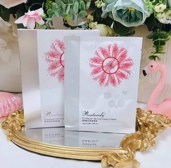 Mặt nạ tổ yến Collagen Rosebeauty hộp 10 miếng siêu đẹp da Mặt nạ tổ yến Collagen Rosebeauty hộp 10 miếng siêu đẹp da