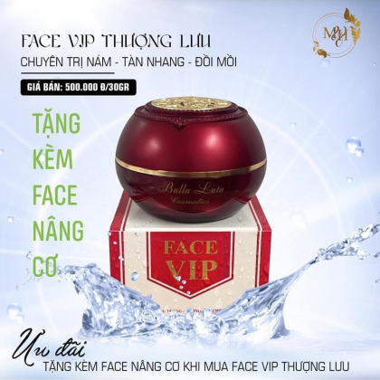 Kem Face Balla Luta VIP Đỏ Thượng Lưu 30g cải tiến Mới chiết xuất từ đương qui Nhật Bản