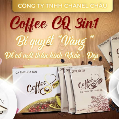 Sản phẩm giảm cân CQ Slim Coffee của công ty TNHH Chanel Châ Sản phẩm giảm cân CQ Slim Coffee của công ty TNHH Chanel Châ