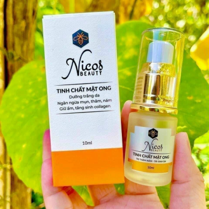 Tinh chất mật ong Nicos Beauty là dòng serum dưỡng da căng bóng Tinh chất mật ong Nicos Beauty là dòng serum dưỡng da căng bóng
