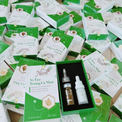 Peel da vi tảo trứng cá Nhật Nicos Beauty Thanh Nhi giúp ngăn ngừa nám Peel da vi tảo trứng cá Nhật Nicos Beauty Thanh Nhi giúp ngăn ngừa nám