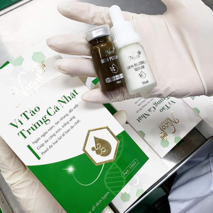 Peel da vi tảo trứng cá Nhật Nicos Beauty Thanh Nhi giúp ngăn ngừa nám Peel da vi tảo trứng cá Nhật Nicos Beauty Thanh Nhi giúp ngăn ngừa nám