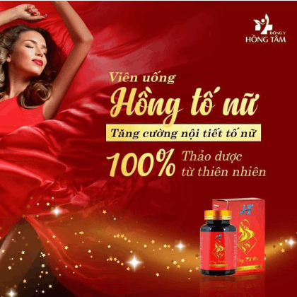 Viên uống Hồng Tố Nữ cải thiện chứng rối loạn kinh nguyệt Hồng Tâm Viên uống Hồng Tố Nữ cải thiện chứng rối loạn kinh nguyệt Hồng Tâm