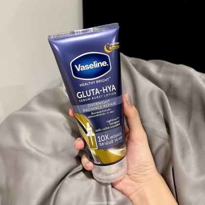Kem Dưỡng Thể Vaseline Màu Xanh 10X Gluta Hya Overnight Thái Lan mẫu mới Kem Dưỡng Thể Vaseline Màu Xanh 10X Gluta Hya Overnight Thái Lan mẫu mới
