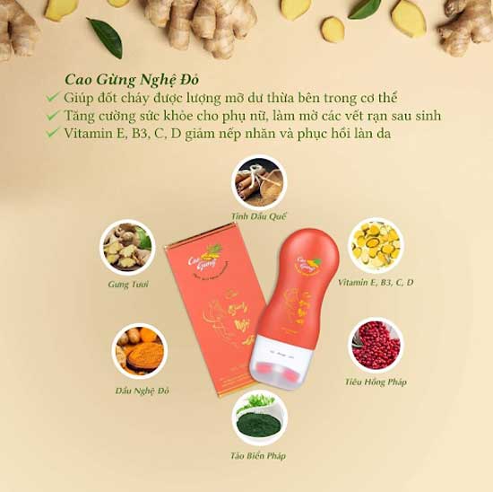 Cao Gừng Nghệ Đỏ là sản phẩm thuộc chuỗi những sản phẩm mới nhất năm 2021 của Thiên Nhiên Việt Cao Gừng Nghệ Đỏ là sản phẩm thuộc chuỗi những sản phẩm mới nhất năm 2021 của Thiên Nhiên Việt