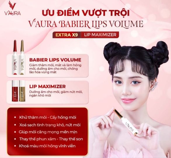 Cấy Hồng Môi Vaura Master Lips V3 Extra X9 được chiết xuất từ thành phần thiên nhiên