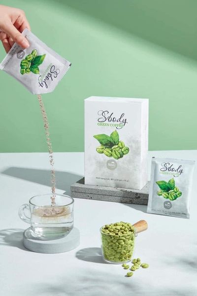 Nấm Giảm Cân Sbody Green Coffee Dạng Bột giảm cân hiệu quả
