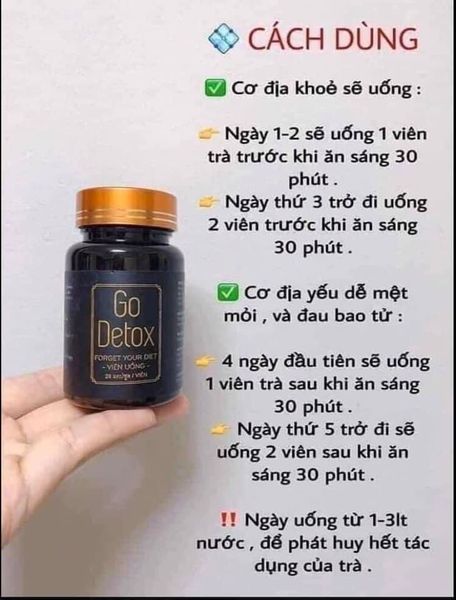 Trà giảm cân GO DETOX có thần thánh quá không Trà giảm cân GO DETOX có thần thánh quá không