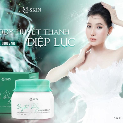 Kem body huyết thanh diệp lục MQ Skin Kem body huyết thanh diệp lục MQ Skin