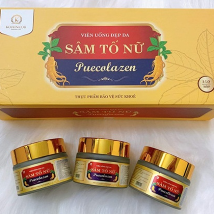 Viên Uống Sâm Tố Nữ Collagen Puecolazen Viên Uống Sâm Tố Nữ Collagen Puecolazen