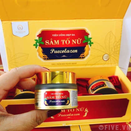 Viên Uống Sâm Tố Nữ Collagen Puecolazen Viên Uống Sâm Tố Nữ Collagen Puecolazen