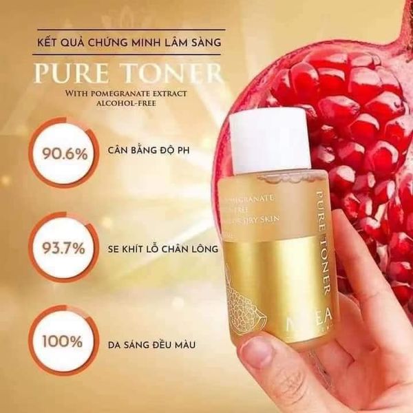Toner Lựu Đỏ Pure MeeA Organic giúp mang đến làn da tươi sáng từ bên trong Toner Lựu Đỏ Pure MeeA Organic giúp mang đến làn da tươi sáng từ bên trong