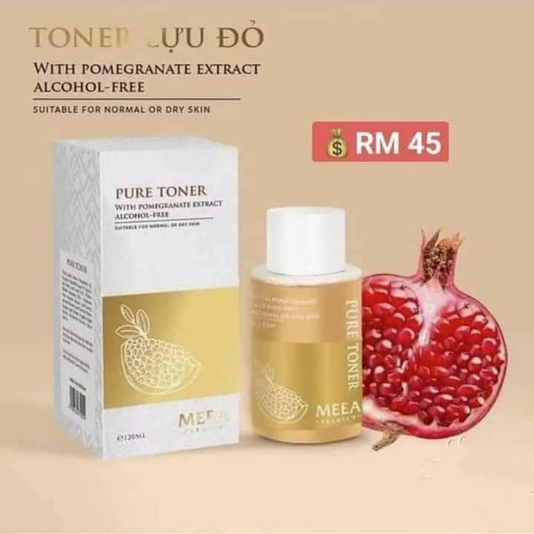 Toner Lựu Đỏ Pure MeeA Organic giúp mang đến làn da tươi sáng từ bên trong Toner Lựu Đỏ Pure MeeA Organic giúp mang đến làn da tươi sáng từ bên trong