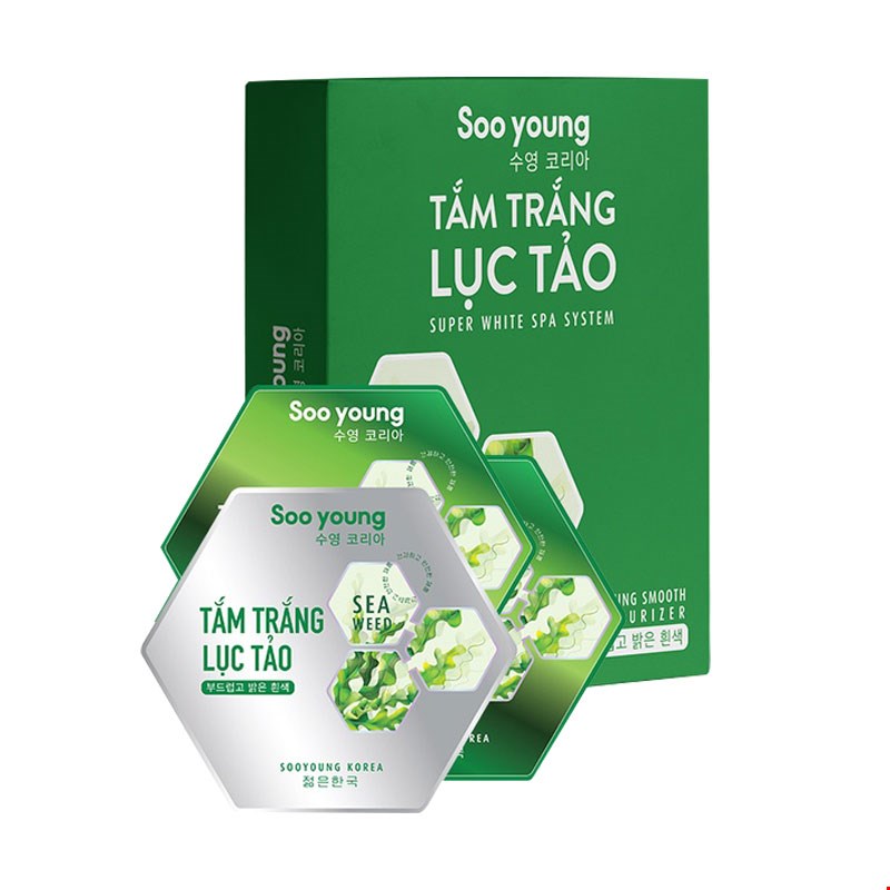 Tắm Trắng Lục Tảo Soo Young giúp kích trắng, truyền trắng Tắm Trắng Lục Tảo Soo Young giúp kích trắng, truyền trắng