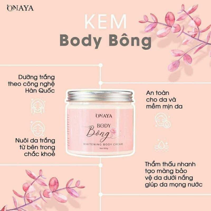 Kem body bông cho làn da trắng sáng rạng rỡ Kem body bông cho làn da trắng sáng rạng rỡ