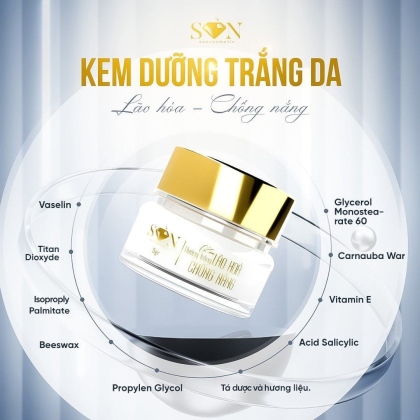 Kem Face SON Trắng Mẫu Mới Nhất Dưỡng Trắng Da Kem Face SON Trắng Mẫu Mới Nhất Dưỡng Trắng Da