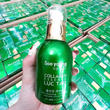 Serum Tinh Chất Collagen Essence Lục Tảo Soo young Serum Tinh Chất Collagen Essence Lục Tảo Soo young