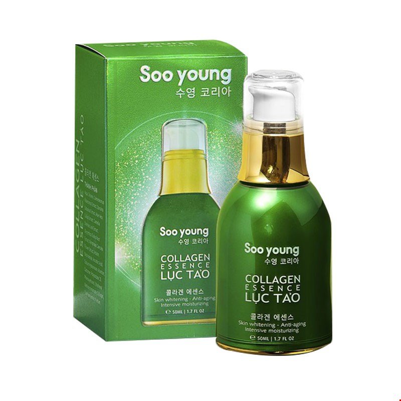 Serum Tinh Chất Collagen Essence Lục Tảo Soo young Serum Tinh Chất Collagen Essence Lục Tảo Soo young