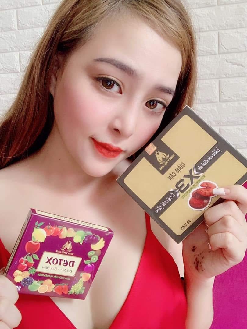 Giảm cân slim X3 đông y mộc linh siêu đốt mỡ Giảm cân slim X3 đông y mộc linh siêu đốt mỡ