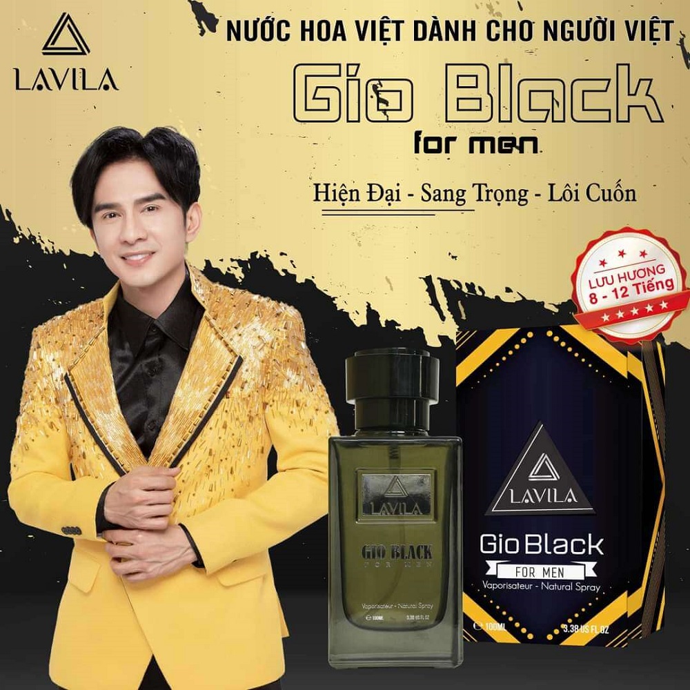 Nước hoa LAVILA Gio Black phong cách hiện đại, sang trọng, lôi cuốn 100ml Nước hoa LAVILA Gio Black phong cách hiện đại, sang trọng, lôi cuốn 100ml