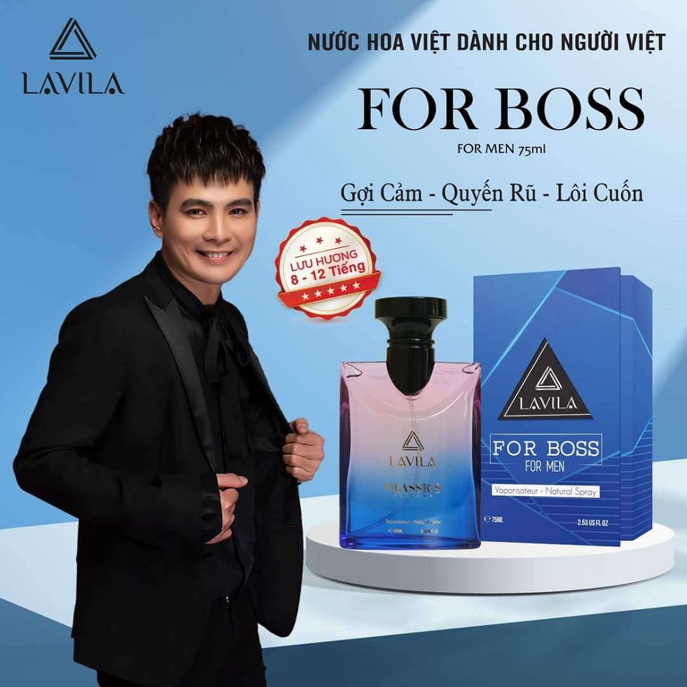 Nước Hoa Nam Lavila For Boss 75ml một trong những phụ kiện không thể thiếu của các quý ông hiện đại Nước Hoa Nam Lavila For Boss 75ml một trong những phụ kiện không thể thiếu của các quý ông hiện đại