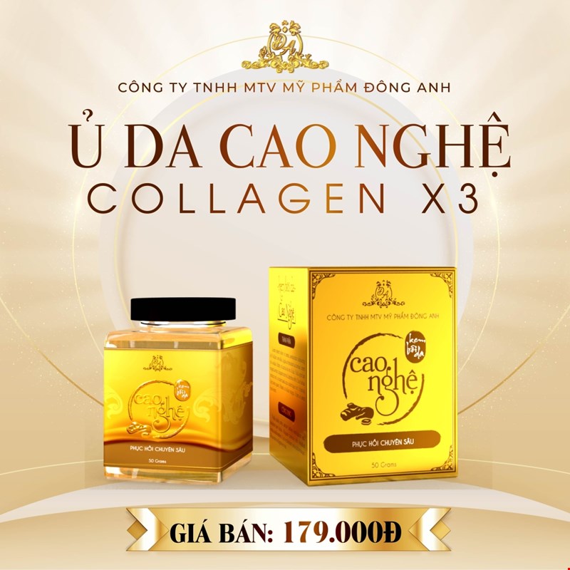 Cao Nghệ Collagen X3 Mỹ Phẩm Đông Anh cho làn da mềm mại mịn màng và sáng hồng Cao Nghệ Collagen X3 Mỹ Phẩm Đông Anh cho làn da mềm mại mịn màng và sáng hồng