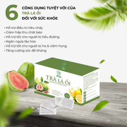 Trà Lá Ôỉ I Hộp 25 Gói hỗ trợ thanh lọc thải mỡ MARIA PHARMA Trà Lá Ôỉ I Hộp 25 Gói hỗ trợ thanh lọc thải mỡ MARIA PHARMA