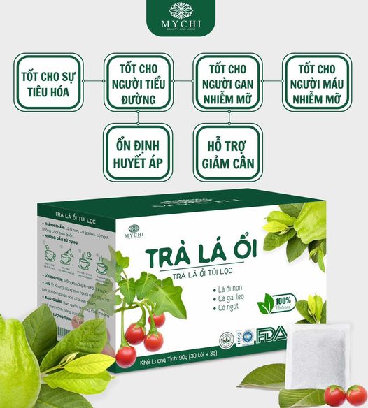 Trà Lá Ôỉ giảm cân MYCHI được sản xuất theo công nghệ hiện đại đảm bảo vệ sinh an toàn thực phẩm