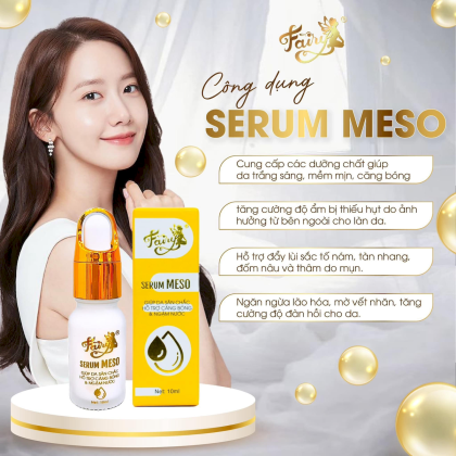 Serum Meso Fairy dưỡng trắng, dưỡng ẩm căng bóng chuyên dành cho da khô 10ml Serum Meso Fairy dưỡng trắng, dưỡng ẩm căng bóng chuyên dành cho da khô 10ml