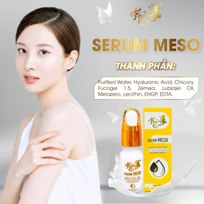 Serum Meso Fairy dưỡng trắng, dưỡng ẩm căng bóng chuyên dành cho da khô 10ml
