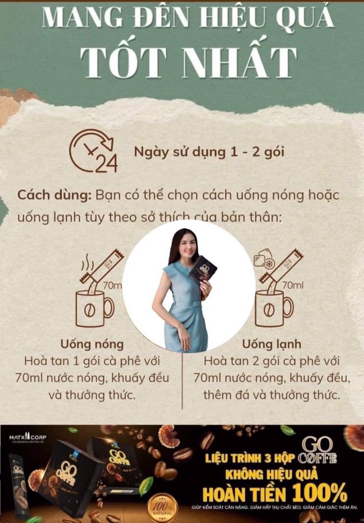 Cà Phê Giảm Cân Go Coffee Max Health Hộp Lớn 12 Gói Cà Phê Giảm Cân Go Coffee Max Health Hộp Lớn 12 Gói