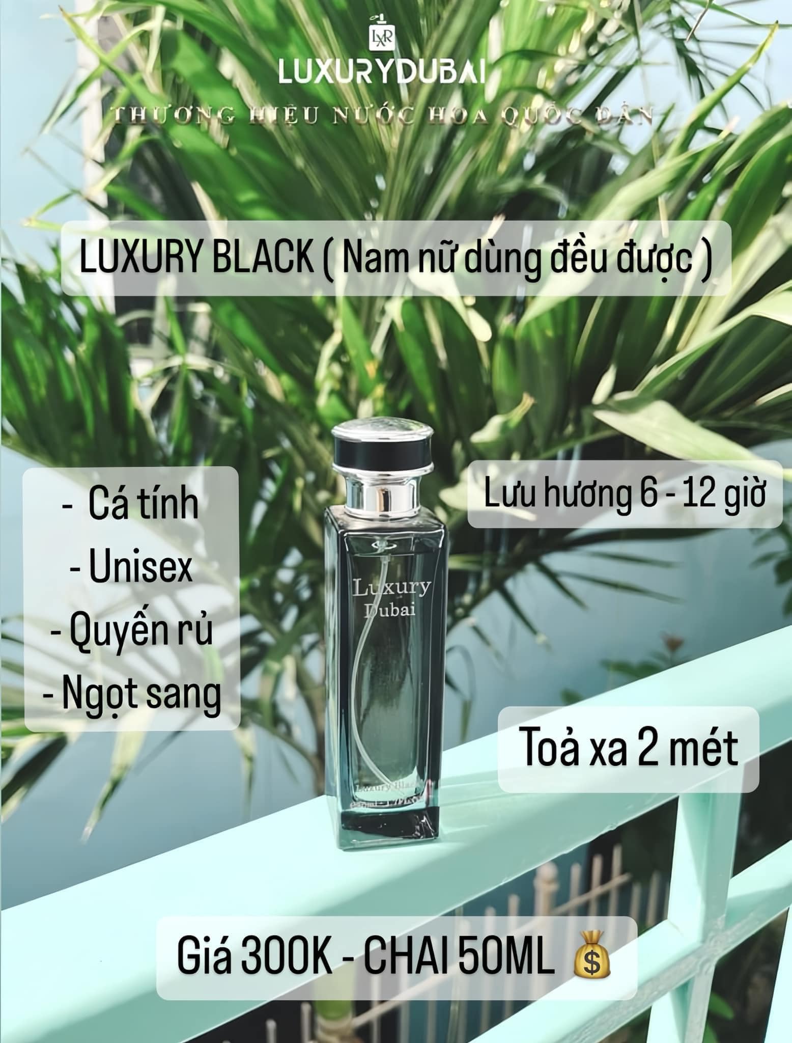 Nước Hoa Luxury Dubai Luxury Black Màu Đen 50ml Nước Hoa Luxury Dubai Luxury Black Màu Đen 50ml