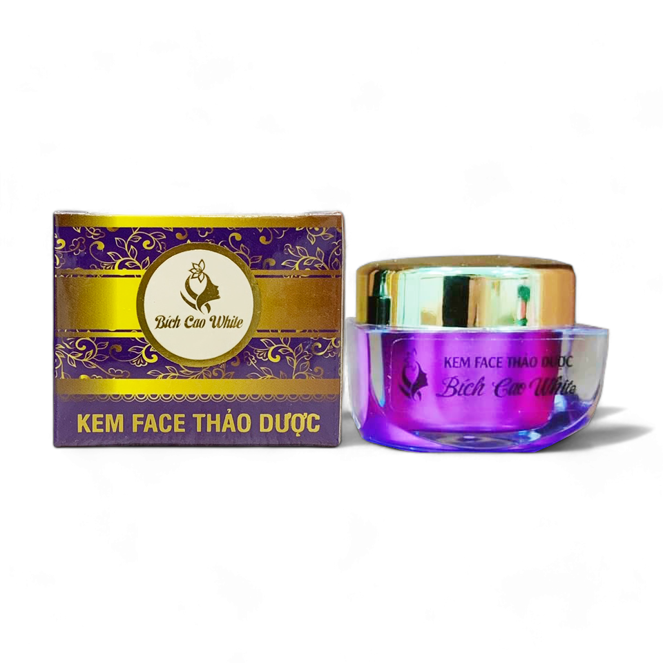 Kem Face Nám Thảo Dược Bích Cao White Hộp Màu Tím phục hồi da sáng mịn đều màu mỗi ngày Kem Face Nám Thảo Dược Bích Cao White Hộp Màu Tím phục hồi da sáng mịn đều màu mỗi ngày