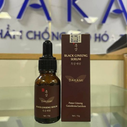 Serum Sâm Đen Dakami Black Ginseng Serum là dòng dưỡng da cao cấp khi chứa thành phần vượt trội Serum Sâm Đen Dakami Black Ginseng Serum là dòng dưỡng da cao cấp khi chứa thành phần vượt trội