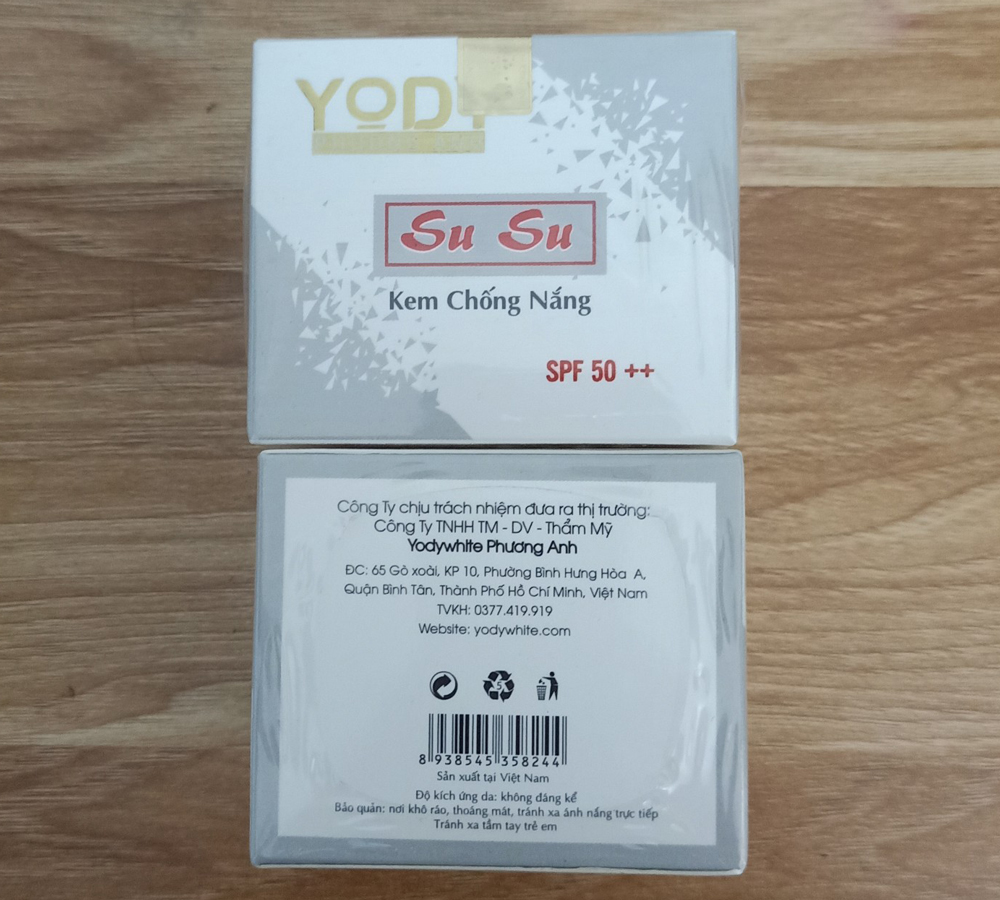 Kem dưỡng trắng da chống nắng Su Su Yody White Phương Anh là bước không thể thiếu trong quá trình dưỡng da Kem dưỡng trắng da chống nắng Su Su Yody White Phương Anh là bước không thể thiếu trong quá trình dưỡng da