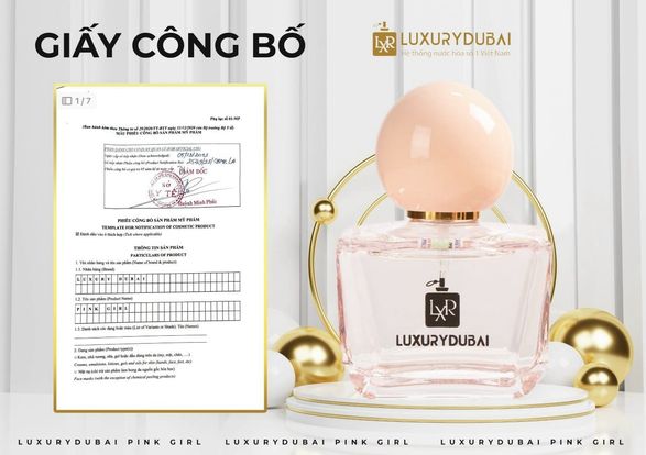 Nước Hoa Nữ Luxury Dubai Pink Girl 30ml Nước Hoa Nữ Luxury Dubai Pink Girl 30ml
