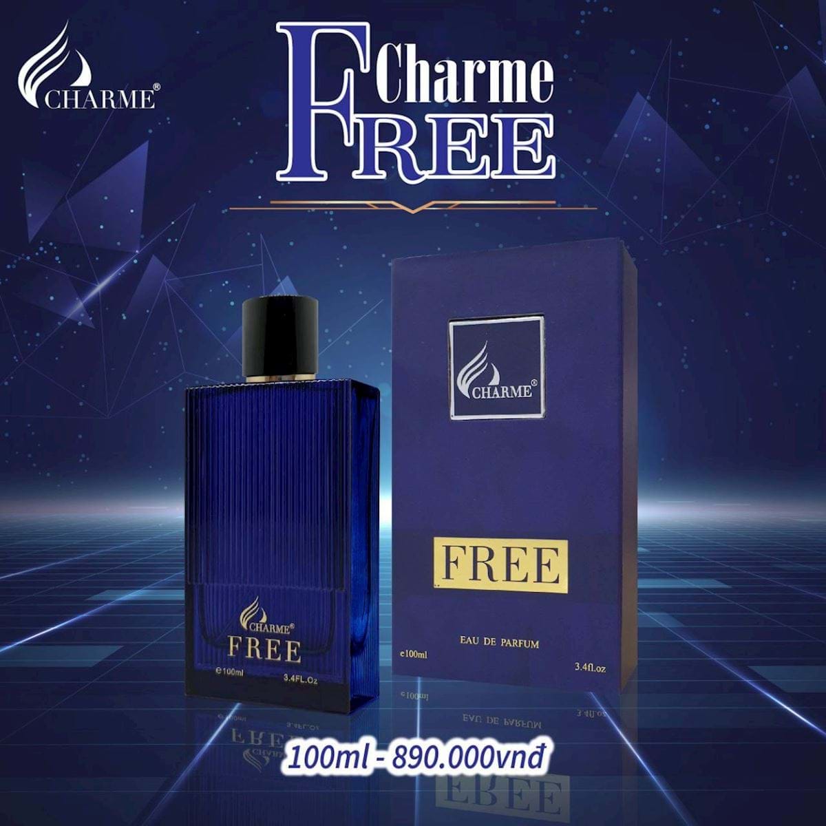 Nước hoa charme nam cao cấp Charme Free Mùi Hương Nam Tính Nước hoa charme nam cao cấp Charme Free Mùi Hương Nam Tính