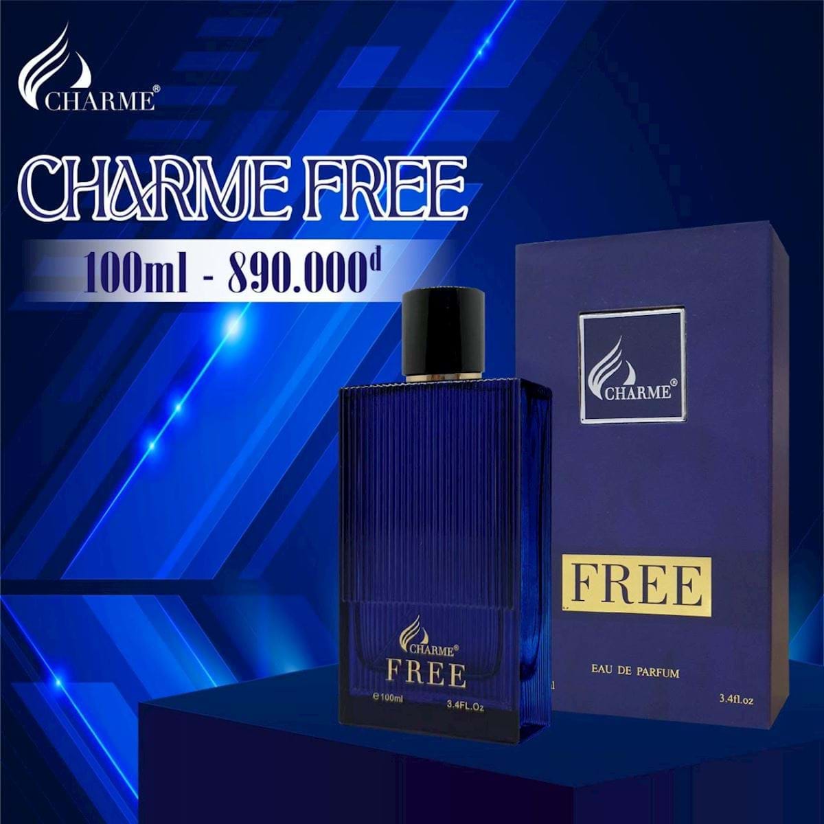 Nước hoa charme nam cao cấp Charme Free Mùi Hương Nam Tính Nước hoa charme nam cao cấp Charme Free Mùi Hương Nam Tính