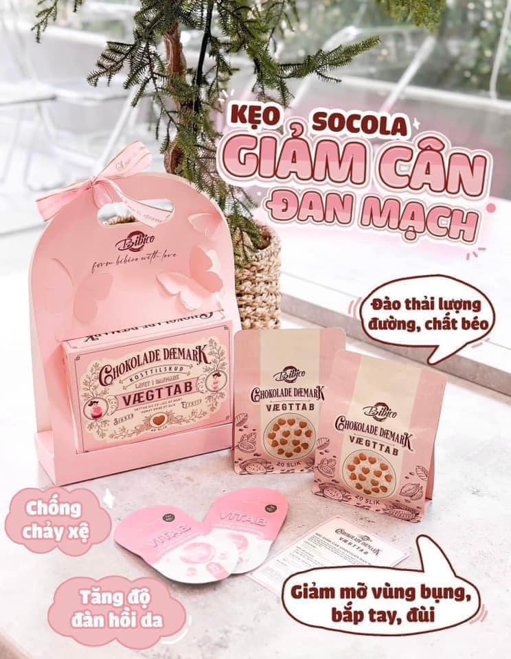 Kẹo Socola Giảm Cân Kẹo Socola Giảm Cân 40 viên Kẹo Socola Giảm Cân Kẹo Socola Giảm Cân 40 viên