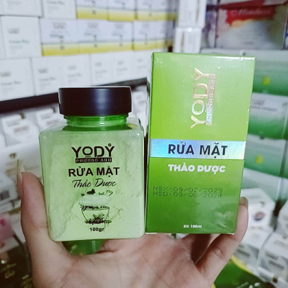 Bột rửa mặt thảo dược Yody White Phương Anh Bột rửa mặt thảo dược Yody White Phương Anh