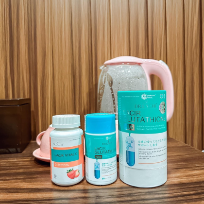 Viên Uống Trắng Da Lacir Glutathione Plus Dr Lacir giải pháp hoàn hảo cho làn da sạm nám Viên Uống Trắng Da Lacir Glutathione Plus Dr Lacir giải pháp hoàn hảo cho làn da sạm nám